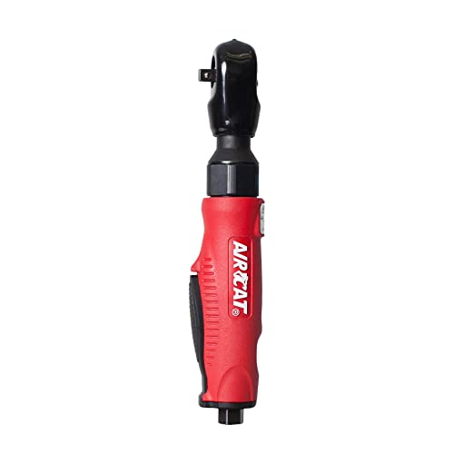 AIRCAT Pneumatic Tools 802: Composite Twin Pawl Ratchet Wrench 70 ft-lbs of Torque - 3/8-Inch