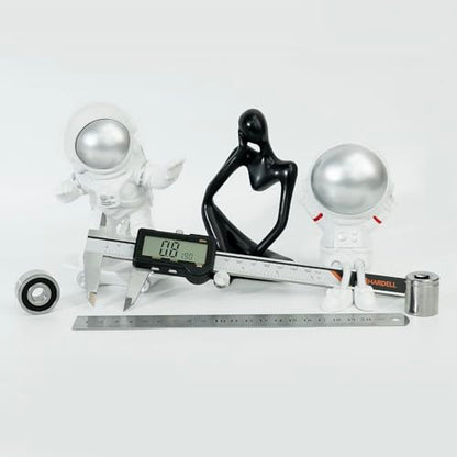 HARDELL Digital Caliper 6 Inch, Rechargeable Calipers, One-Key Reset