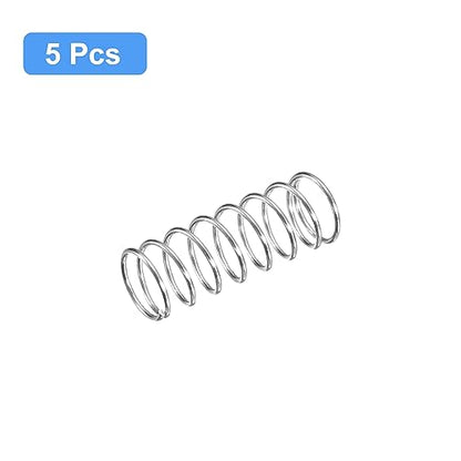 uxcell 5Pcs Compression Spring 304 Stainless Steel 10mmOD,0.8mmWD,30mmFL - size: 0.8mmx10mmx30mm