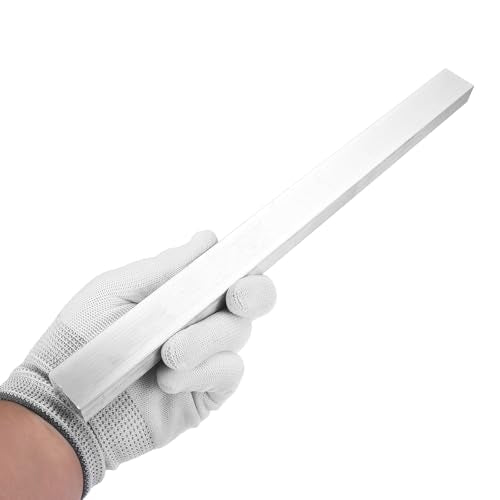 MECCANIXITY Square Aluminum Flat Bar, 5/8" (16mm) Thick x 63/64" (25mm) Width x 13" (330.2mm) Long 6063 Aluminum Flat Plate Solid New Mill Stock Silver for Industrial Building - size: 5/8" x 63/64" x 13"