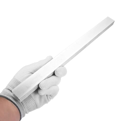 MECCANIXITY Square Aluminum Flat Bar, 5/8" (16mm) Thick x 63/64" (25mm) Width x 13" (330.2mm) Long 6063 Aluminum Flat Plate Solid New Mill Stock Silver for Industrial Building - size: 5/8" x 63/64" x 13"