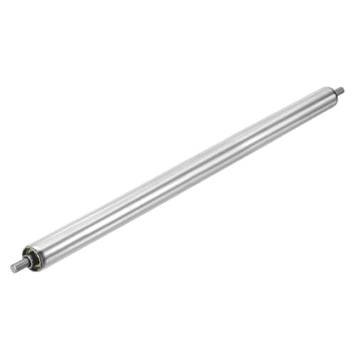 MECCANIXITY Stainless Steel Conveyor Roller 1" Diameter 16" Length Gravity Transmission Replacement Part Galvanized End (Silver) - size: 1"x16"