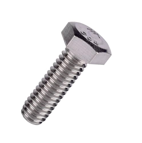 5/16-18 x 1-1/2" Hex Bolt (1/2" to 3" Available),External Hex Head Screw, Fully Threaded, 304 Stainless Steel 18-8, 10Pcs - size: 5/16-18 x 1-1/2" (10Pcs)