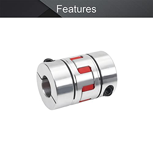 Fielect Shaft Coupling 25mm to 25mm Bore L78x55D Flexible Coupler Joint for Servo Stepped Motor - size: 25mm to 25mm Bore L78x55D