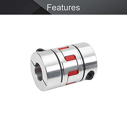 Fielect Shaft Coupling 25mm to 25mm Bore L78x55D Flexible Coupler Joint for Servo Stepped Motor - size: 25mm to 25mm Bore L78x55D