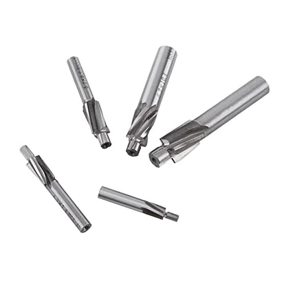 Watris Veiyi 5PCS Counterbore Drill Bit Set, 4 Flutes End Mill Bits