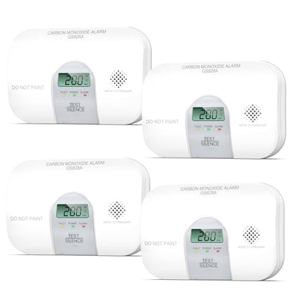 Siterwell Travel Carbon Monoxide Detector 7 Year Product Life, - size: 4 Pack
