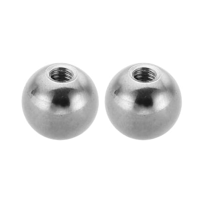 PATIKIL M4x12.7mm Ball Nuts Knob 2 Pcs Female Thread Blind Hole Screw Cap - size: M4x12.7mm
