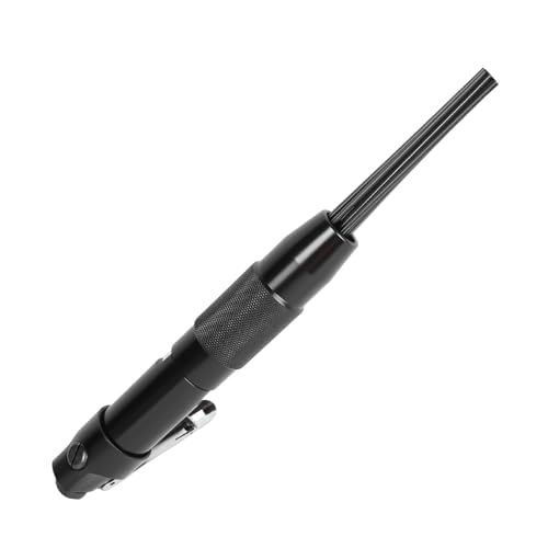 Compact Air Needle Scaler Tool, with 12 Hardened Steel Needles, Pneumatic Rust Paint Weld Slag Dirt Remover