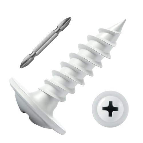 #8 x 5/8" Wood Screw 222Pcs White Alloy Steel Standard Thread Phillips Truss Head Fast Self Tapping - color: White, size: #8 x 5/8"