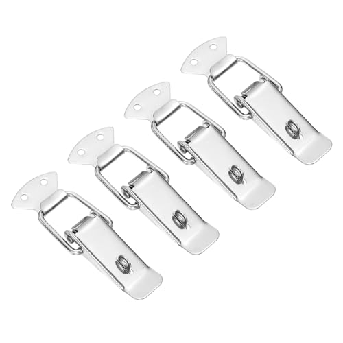 HARFINGTON 4Pcs 1" (Total Length:4.37") Spring Loaded Toggle Latch - size: 4.37"