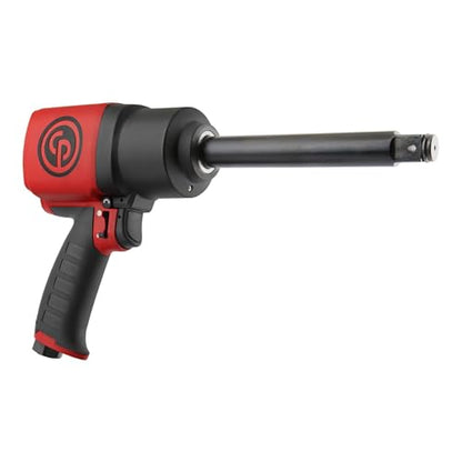 Chicago Pneumatic CP7769-6 - 3/4 Inch Air Impact Wrench with 6 Inch Extended Anvil, Pistol Handle, Max Torque Reverse Output 1440 ft. lbf / 1950 Nm, 6500 RPM, Twin Hammer, Industrial Tool, Automotive