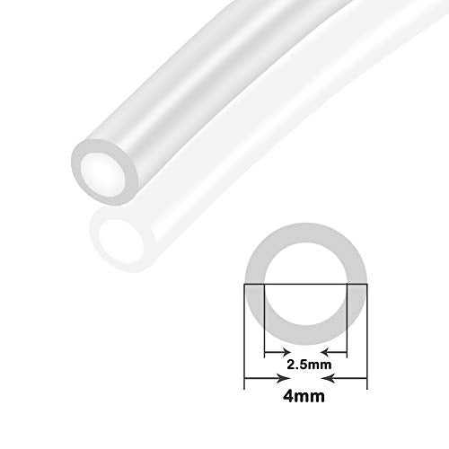 Joywayus 4mm x 2.5mm Pneumatic Tubing Air Compressor Tubing PU Pipe Polyurethane Hose Tube Fluid Gas Transfer 32.8ft 10 Meter Clear - color: Clear, size: 4mm×2.5mm(32.8ft)