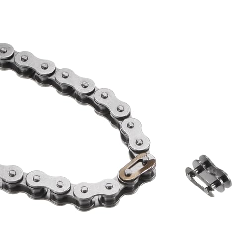 uxcell 05B Metric Standard Roller Chain, 5 Feet Carbon Steel Chains 8mm