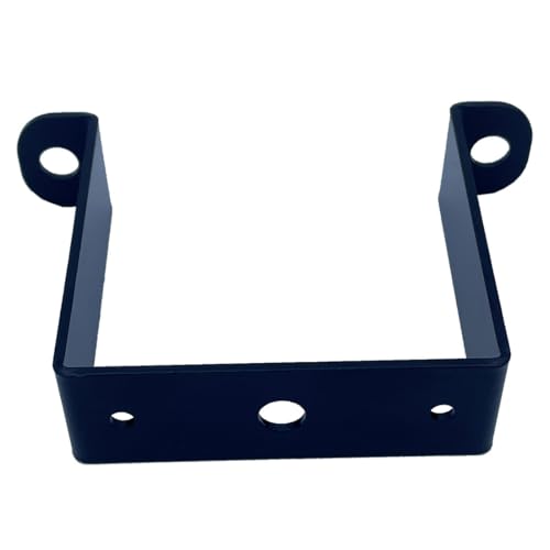 4 PCS 3x3" Square Tube Strap Clamps, 3 inch pipe strap, metal u clamp bracket for mounting,Powder Coated Black - size: 3x3"