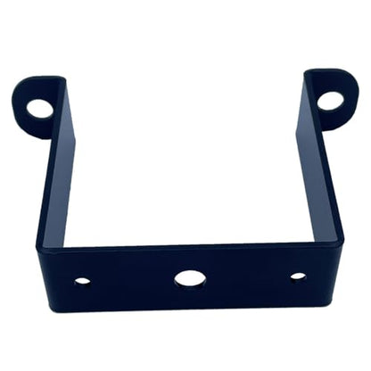 4 PCS 3x3" Square Tube Strap Clamps, 3 inch pipe strap, metal u clamp bracket for mounting,Powder Coated Black - size: 3x3"