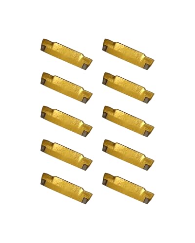Zorqon10Pcs MGMN200-G (2mm) Grooving Carbide Inserts - size: MGMN200-G (2mm) 10pcs