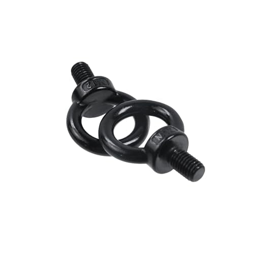Antrader M12 Lifting Eye Bolts,Steel Machinery Shoulder Lifting Eye Bolt - size: M12,4pcs