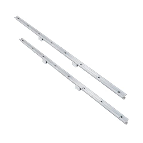 Waltyotur 2 PCS SBR20-1500mm Linear Guideway Rail 4 SBR20UU