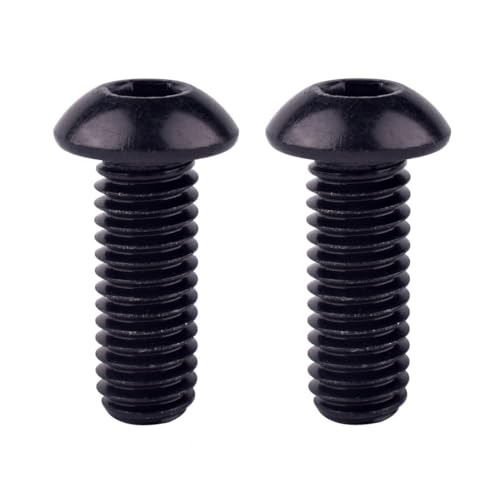 1/4-20 x 1-1/2" Button Head Socket Cap Bolts Screws (1/4" to 2" Available), 304 Stainless Steel 18-8, Black Exterior Finish, Allen Hex Drive, Fully Thread,10Pcs - size: 1/4-20 x 1-1/2" (10 PCS)