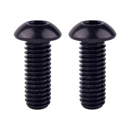 6-32 x 1 Button Head Socket Cap Bolts Screws (1/4" to 2" Available), 304 Stainless Steel 18-8, Black Exterior Finish, Allen Hex Drive, Fully Thread, 40Pcs - size: 6-32 x 1" (40 PCS)