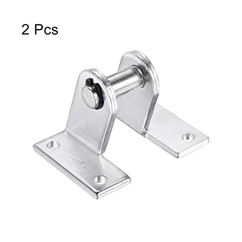 PATIKIL 75x56mm Air Cylinder Rod Clevis 2 Pack Mounting Bracket Rear Pivot Mount Pneumatic Parts, Silver - size: 70 x 56mm