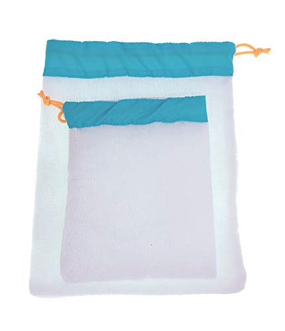 Pump Filter Bag Large, Mesh Barrier Bag 12 inch x 10 inch for Submersible Water Pumps under 1000GPH
