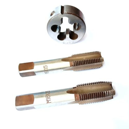 AtticZone M16 x 1.5 Metric Hand Thread Tap and Die Set, Right Hand - size: M16x1.5