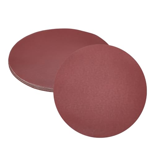 uxcell 8pcs 12-Inch PSA Sanding Discs, 2000 Grits Aluminum Oxide Self Adhesive Stick Back Sandpapers, No-Hole Round Wet/Dry Sander Papers, Sand Auto Car Paint, Wood, Metal - size: 2000 Grits