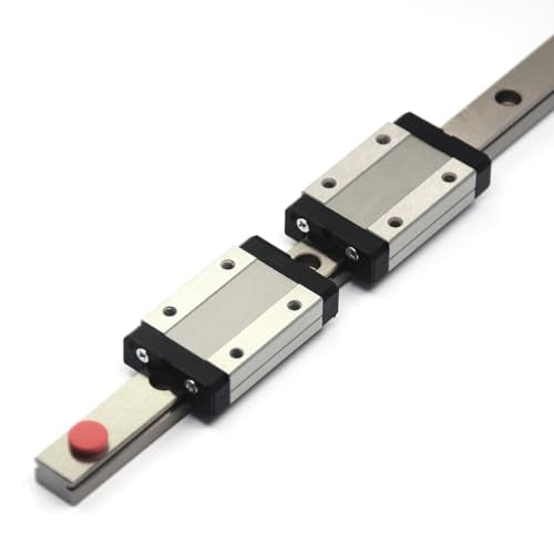 500mm MGN12 Linear Rail Guide with Dual Black MGN12H Carriage Block for 3D Printer and CNC Machine - size: 500mm, style: Rail + 2 x MGN12H(Black)