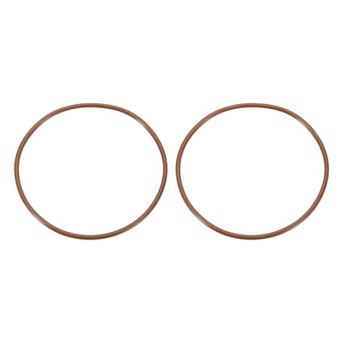 Fluorine Rubber O-Rings 4-3/8" OD, 4-1/8" ID, 1/8" Width 2PCS - size: 4-3/8" OD, 4-1/8" ID, 1/8" Width
