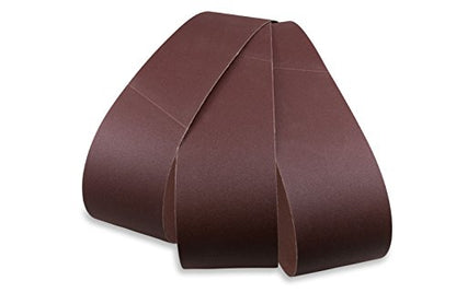 Red Label Abrasives 6 X 48 Inch Aluminum Oxide Premium Quality Multipurpose Sanding Belts 120, 180, 220 Grit, 3 Pack Assortment - size: 120, 180, 220 Grit Assortment