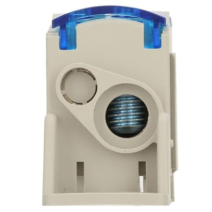 UKK160 DIN Rail Terminal Block Box 160A 690V - Transparent Cover Distribution Box for Power Cabinets, 6 Output Universal Junction