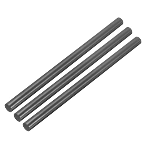 PATIKIL Graphite Rod 3 Pcs Graphite Stirring Rod 200x11mm Cylinder Stick - size: 200x11mm