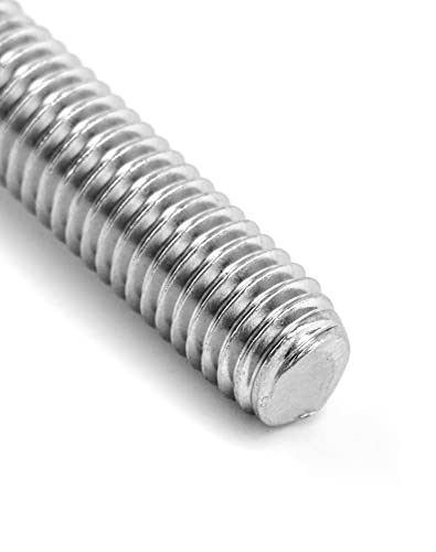 QWORK Threaded Eyebolts, 10 Pack 3/8" x 4" Long Stainless Steel Marine Grade Shoulder Eye Bolt, M10x100mm - color: 10 Pack, size: 3/8" x 4"