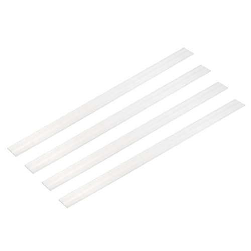 MECCANIXITY 4 Pcs Square Aluminum Flat Bar, 1/16" (2mm) Thick x 13/16" (20mm) Width x 12" (305mm) Long 6061 Aluminum Flat Plate Solid New Mill Stock Silver for Industrial Building - size: 1/16"(2mm)x13/16"(20mm)x12"(305mm)