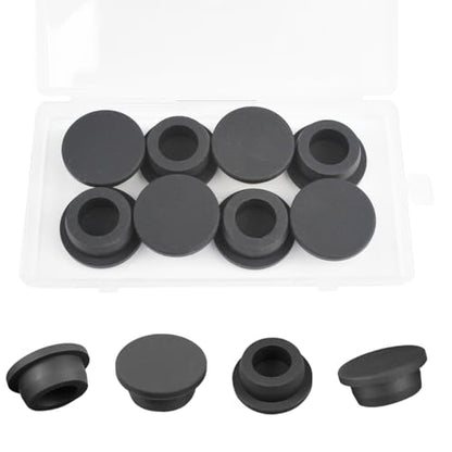 8 Pcs 26 mm/1 in Silicone Rubber Plug for 25-26mm Round Hole - style: 26mm(1"), 8 PCS