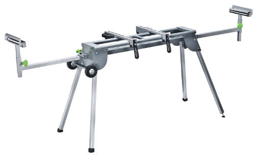 Genesis GMSS400W Universal Heavy-Duty Folding Miter Saw Stand with Quick-Release Mounting Brackets, Tool-Free Adjustment, Wheels, and All-Steel Construction , Gray - style: Miter Saw Stand