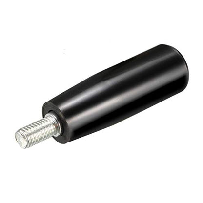 uxcell Revolving Handwheel Machinery Black Handle M8 Male Threaded Stem for Milling Machine Lathe - size: M8(1Pack)