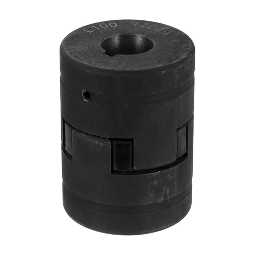 uxcell 1" to 1" L100 Flexible 3-Piece L-Jaw Coupling Coupler Set & Buna-N NBR Rubber Spider for Log Splitter Hybrid Equipment - size: 1" to 1", style: L100