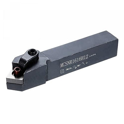 uxcell Indexable CNC Lathe Turning Tool Holder 45° MCSNR1616H12 5/8" Shank