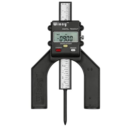 Wixey Mini Digital Height Gauge for Router Table & Table Saw Measuring Tool