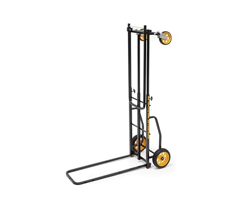 Rock-N-Roller R8RT (Mid) 8-in-1 Folding Multi-Cart/Hand Truck/Dolly/Platform Cart/34" to 52" Telescoping Frame/500 lbs. Frame Capacity, Black - style: R8RT