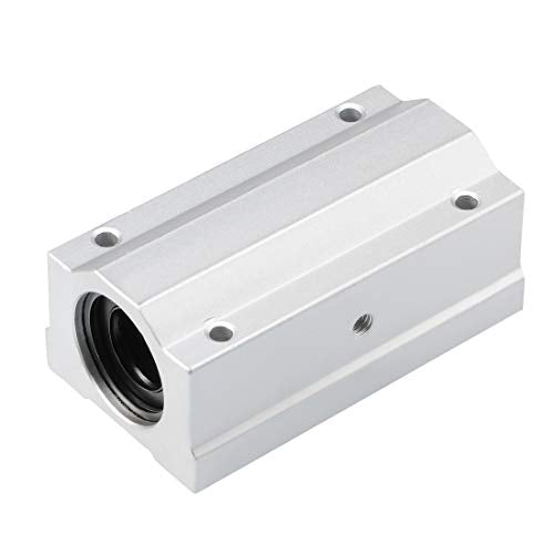 uxcell SCS20LUU Linear Ball Bearing Slide Block Units Extra Long, 20mm Bore Dia 1Pcs - size: 20mm