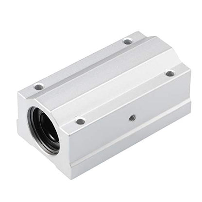 uxcell SCS20LUU Linear Ball Bearing Slide Block Units Extra Long, 20mm Bore Dia 1Pcs - size: 20mm