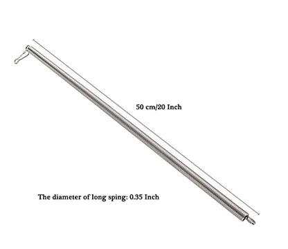 2 PCS Screen Door Springs Long Extension Spring, 20 Inch