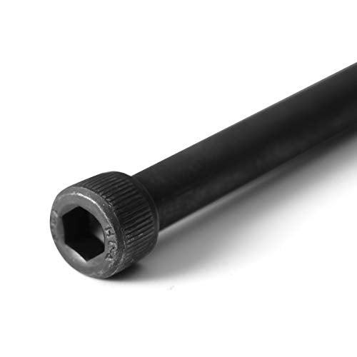 Socket Head Cap Screw, 1/4-20 x 2, Alloy Steel, Black Oxide, Hex Socket Coarse Thread, 1/4 inch Hexagonal Allen Bolt, Length: 2 inch, Full Thread (Quantity: 10) - size: 2