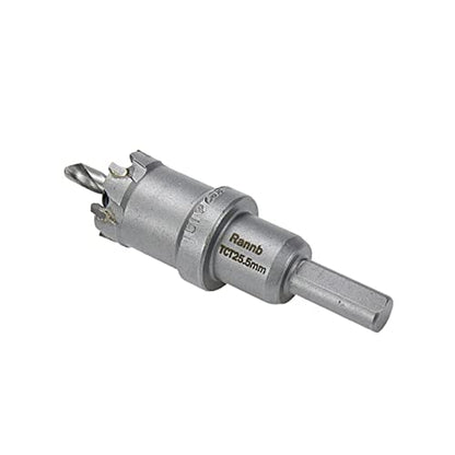 Carbide Tipped Hole Saw Drill Bit 1"/25.5mm Cutting Dia Hole Saw Cutter for Metal - size: 1"/25.5mm