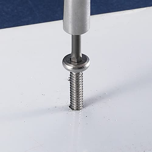 #12 x 1-1/2" Sheet Metal Screws 100Pcs 410 Stainless Steel Flat Head Socket Cap, Tek Self Tapping Screws With Allen Socket Drive by SG TZH - size: #12 x 1-1/2"