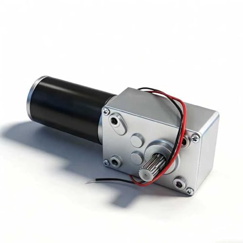 DC 24V Gear Motor 15RPM 50Kg.cm 8mm Single Shaft Self-Locking High Torque Speed Reduction Motor, Reversible Mini Turbine Geared Motor JSX505-31ZY - size: 24v 15rpm